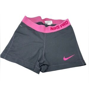 🖤🩷Nike Pro Dri-Fit Women’s/Junios Athletic Sports Black Spandex Size S🖤🩷